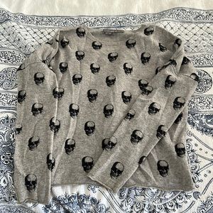 Cashmere Skull Sweater